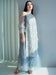 Elegant Lace Kaftan with Tulle Ruffles and Included Belt